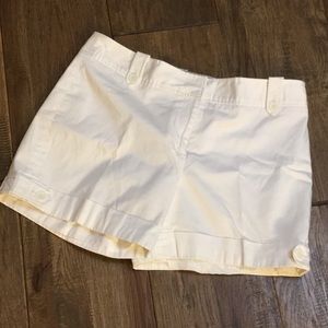 White House Black Market ladies white shorts